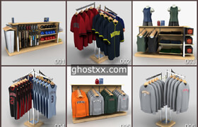 DigitalXModels - 3D Model Collection vol 33 ATHLETIC APPAREL