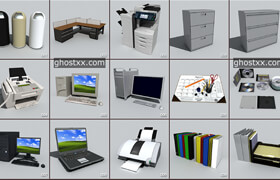 DigitalXModels - 3D Model Collection - Volume 6 OFFICE