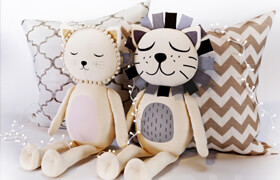 The Emily &amp; Meritt Cat &amp; Lion Plush  ​