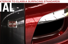 Autodesk alias studio - BUILDING A SPORTSCAR EXTERIOR TO Class -A sur facing STANDARDS TUTORIAL