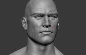 FlippedNormals - Realistic Male Face