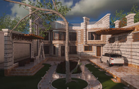 Udemy - MASTER 3Ds MAX & V-RAY By Designing Arabian House