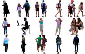 Cutouts peoples ImageNatives