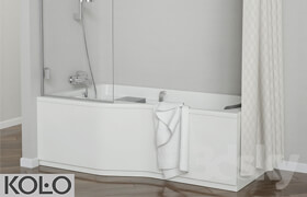 Set baths Comfort Plus TM KOLO with glass curtains and soft