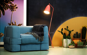 Studio Lighting And Colors - 3dmodel