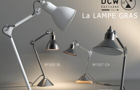 Table light n02 &quot;La Lampe GRAS&quot;