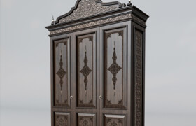 Wardrobe in oriental style