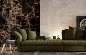 Collar sofa Minotti