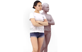 Elvina - Free 3D People  Shapervisual