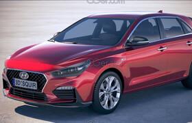 CGtrader - Hyundai i30 N-line 2019 - 3DModel