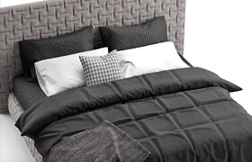 FLEXTEAM MARCEL + black bedclothes