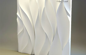 3d gypsum panel 160 from Art Relief