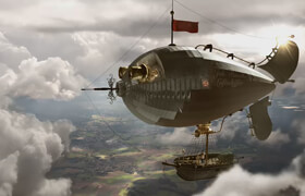 Video2brain - Montaje con Photoshop CS5 Dirigible