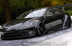 Tesla Model S Street Race Edition - 3dmodel