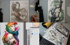 Artgerm（刘丕政）插画设计1-7季