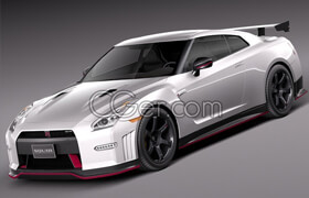 Squir - Nissan GT-R Nismo 2015 3D Model