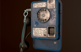 Turbosquid - Payphone (max, fbx, obj) 3d model