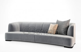 Designconnected pro models - FRANCIS 312 4-SEATER SOFA