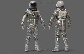 Cgtrader - SPACESUIT NASA Mercury Navy Mark IV 3D model