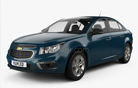 Hum3d - Chevrolet Cruze Sedan 2015 - 3dmodel