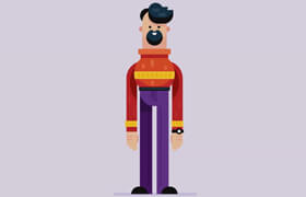 Skillshare - Digital Illustration - Flat Design Character in Adobe Illustrator