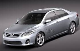 Squir - Toyota Corolla Sedan 2010 - 3dmodel