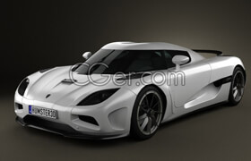 Hum3d - Koenigsegg Agera 2011 - Vray - 3D Model [3ds-c4d-fbx-lwo-max-obj-mb]