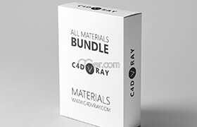 C4DVRAY - 7 GB Vrayforc4d Material Library - lib4d File