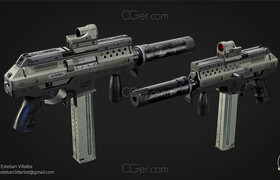 Artstation - Auto SMG - 3dmodel