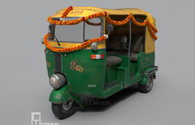 Artstation - Tuk Tuk 3D Model