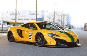 3D Car Model - McLaren LB650S 2015