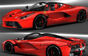 CGTrader - Ferrari LaFerrari Aperta