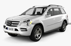 Hum3d - Mercedes-Benz GL-Class 2010 3D Model