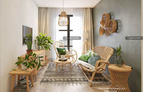 Exotic Interior Scene Sketchup Vray - 3dmodel  ​