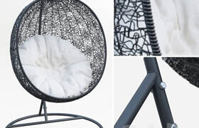 Outdoor Wicker Swing Chair