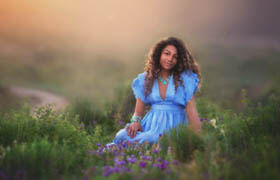 Summerana - Blue Hour Blooms by Shannon Squires Photography