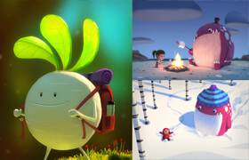 Goro Fujita 4 Tutorials - Marshmallow,Litte Radish,Meet Jean Claude,Snow Angels