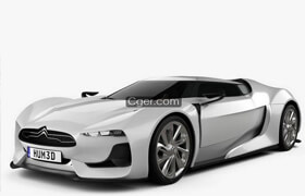 Citroen GT with HQ interior 2008 3D model