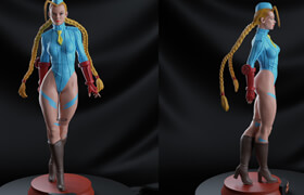 ArtStation - Cammy fanarte Street Fighter - 3D Print Model