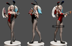 Cgtrader - Bunny Quinn 3D print model