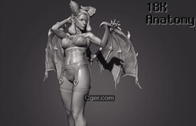 18K Anatomy – Succubus – 3D Print