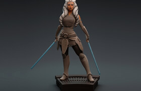 Ahsoka Tano – Star Wars The Clone Wars – 3D Print