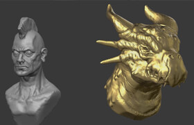 Artstation - Zbrush Core Mini Tutorial Learn Sculpting From Scratch