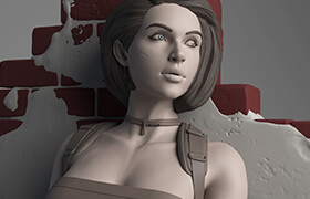 Cgtrader - Jill Valentile STLs 3D print model