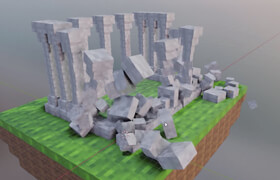 CGFasttrack - Blender Fast Track Vol 1 Minecraft Remastered 2.90