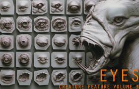 ArtStation - EYES - 28 Zbrush VDM creature eyes + 15 Eyeballs IMM brush