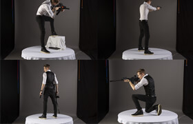 Grafit studio - 750 Gun Gunman Reference Pictures - 参考照片