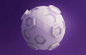 Tutsplus - Create a Low Poly Moon With Cinema 4D