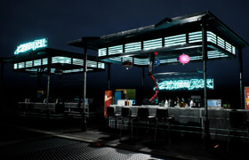 Gumroad - CyberPunk  Sci-Fi Bar Asset Pack