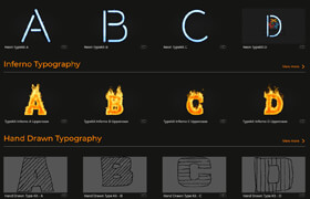 PRODUCTION CRATE - TYPOGRAPHY KITS - 视频素材